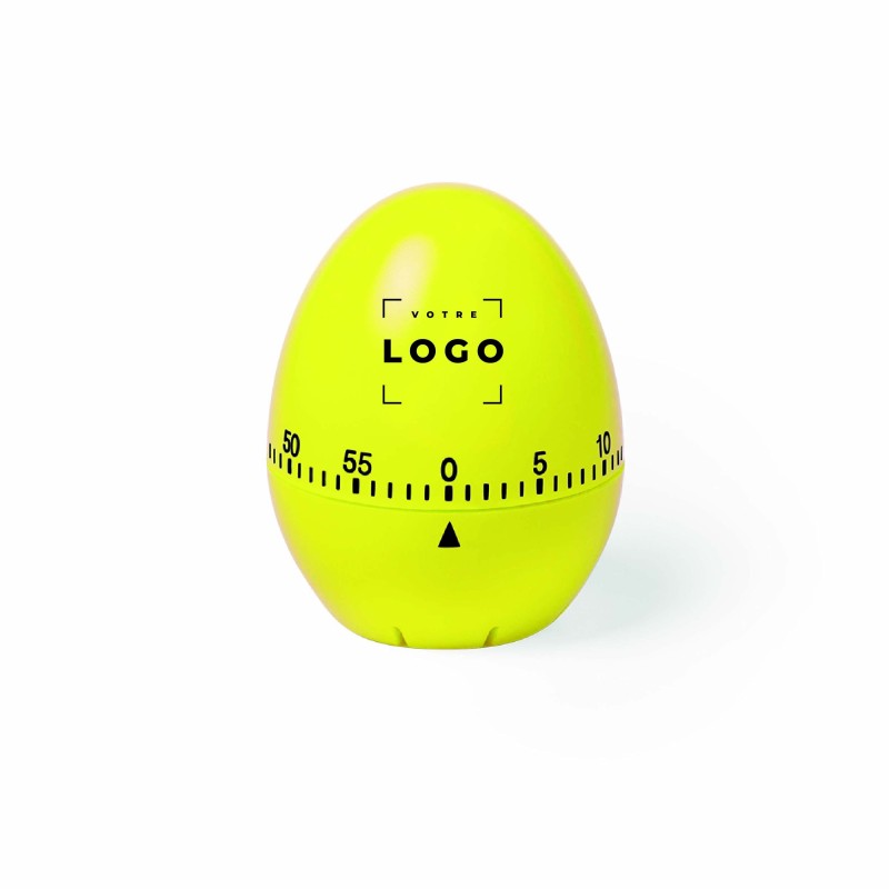 Minuteur Analogue Ovale Personnalisable – Cadeau d’Entreprise