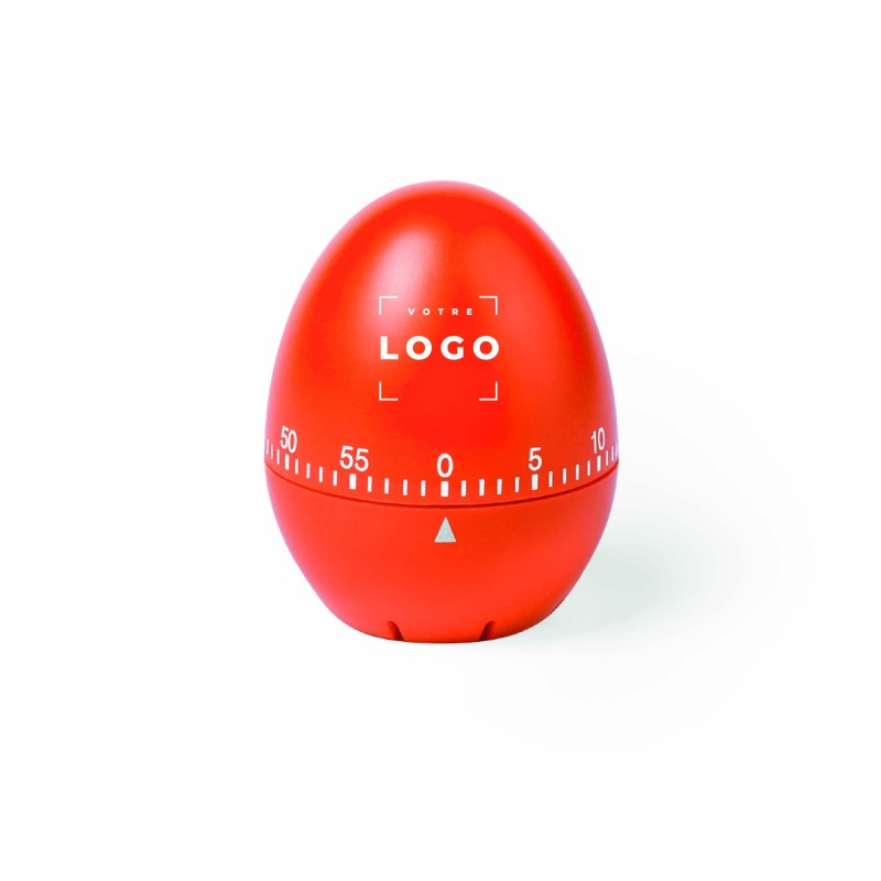 Minuteur Analogue Ovale Personnalisable – Cadeau d’Entreprise