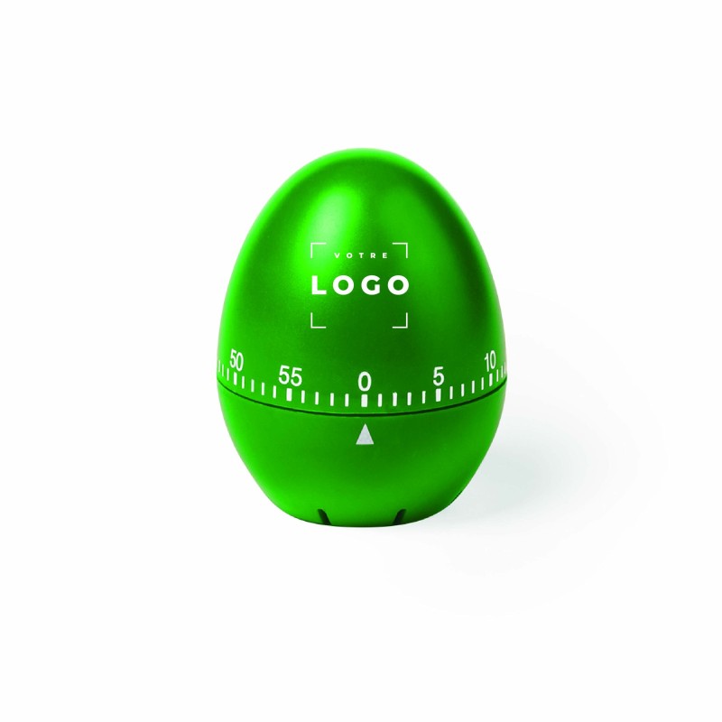 Minuteur Analogue Ovale Personnalisable – Cadeau d’Entreprise