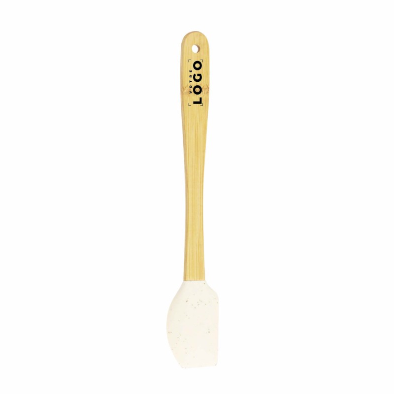 Spatule de Cuisine en Silicone et Bambou – Cadeau d’Entreprise