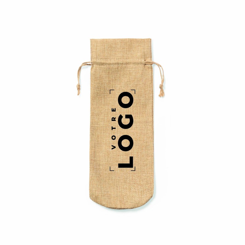 Sac à Bouteille Toile de Jute – Goodie Écologique & Personnalisable