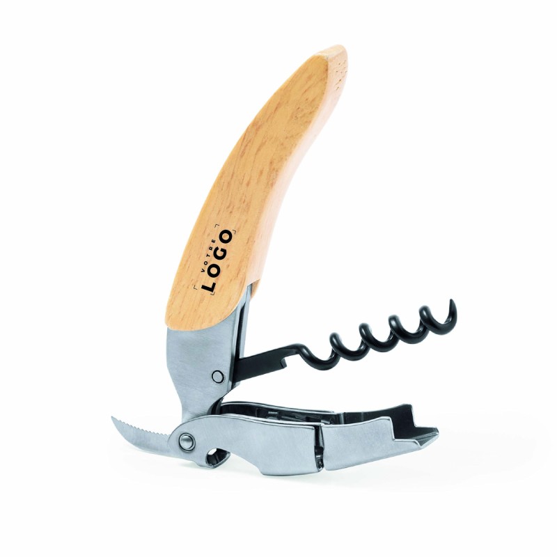 Tire-Bouchon Bois – Acier Inox & Poignée Confortable