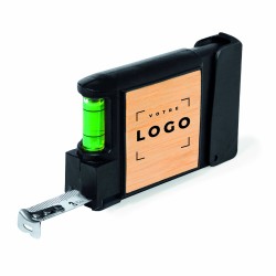 Mètre multioutil 3m – Bambou et ABS, 7 fonctions