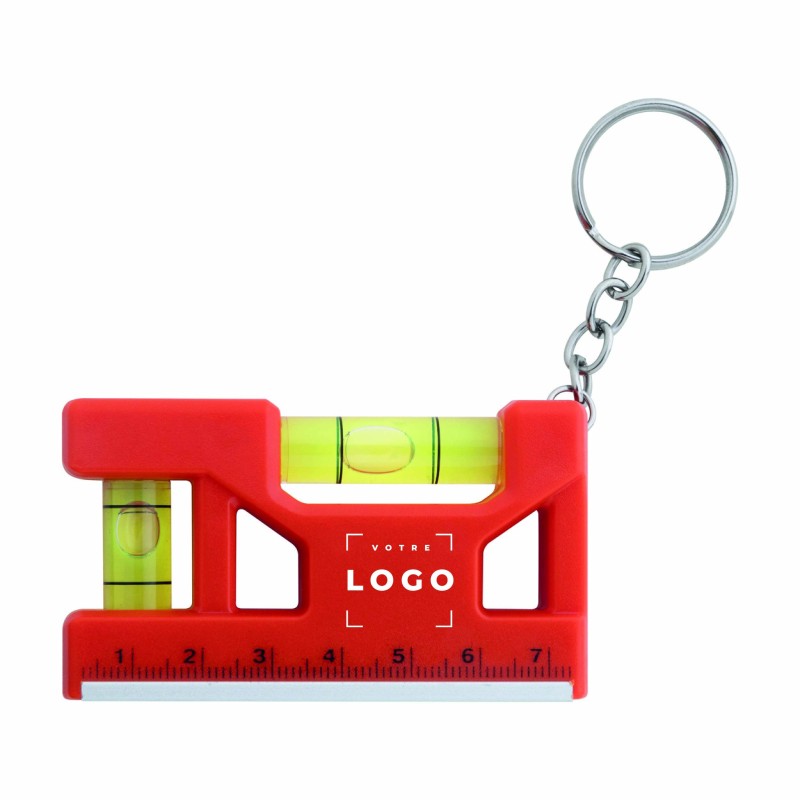 Porte-clés niveau, multi-fonctions en ABS recyclé – Personnalisable