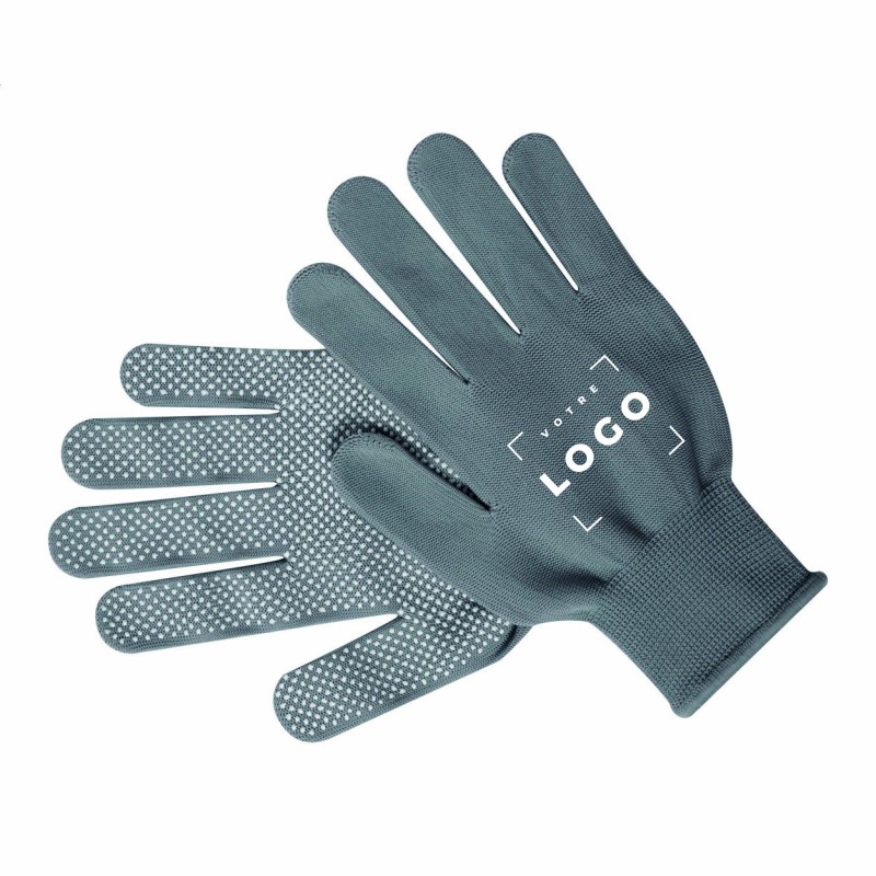 Gants antidérapants en nylon – Taille unique personnalisables