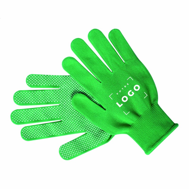 Gants antidérapants en nylon – Taille unique personnalisables