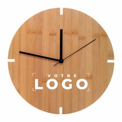 Horloge murale bambou – Design élégant et personnalisable
