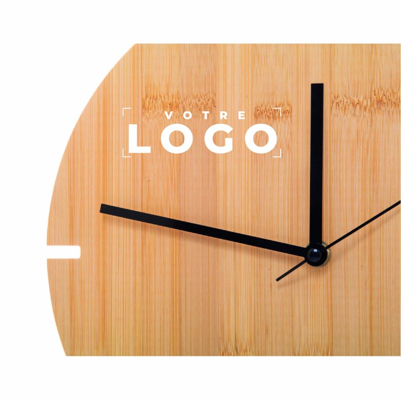 Horloge murale bambou – Design élégant et personnalisable