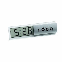 Horloge de bureau numérique LCD – Compacte et personnalisable