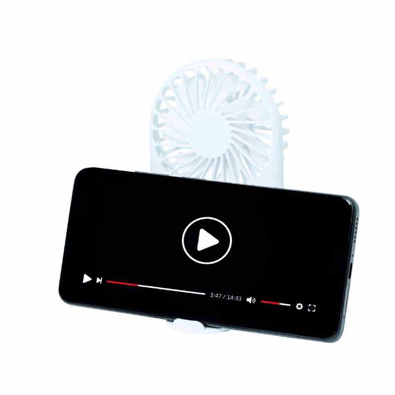 Ventilateur portable ABS – Support smartphone et personnalisable