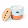 Bougie parfumée lin – Céramique, liège et bambou