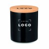 Bougie parfumée vanille – Métal, bambou et personnalisable