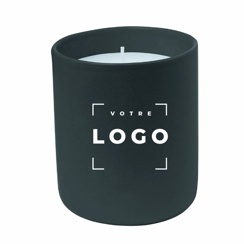 Bougie aromatique vanille – Céramique ou verre personnalisable