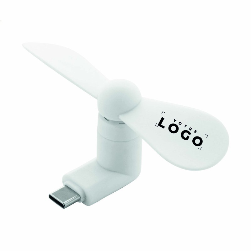 Ventilateur téléphone portable USB-C – Compact et personnalisable