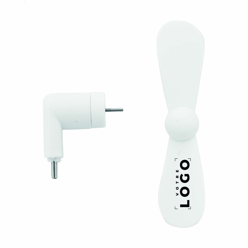Ventilateur téléphone portable USB-C – Compact et personnalisable