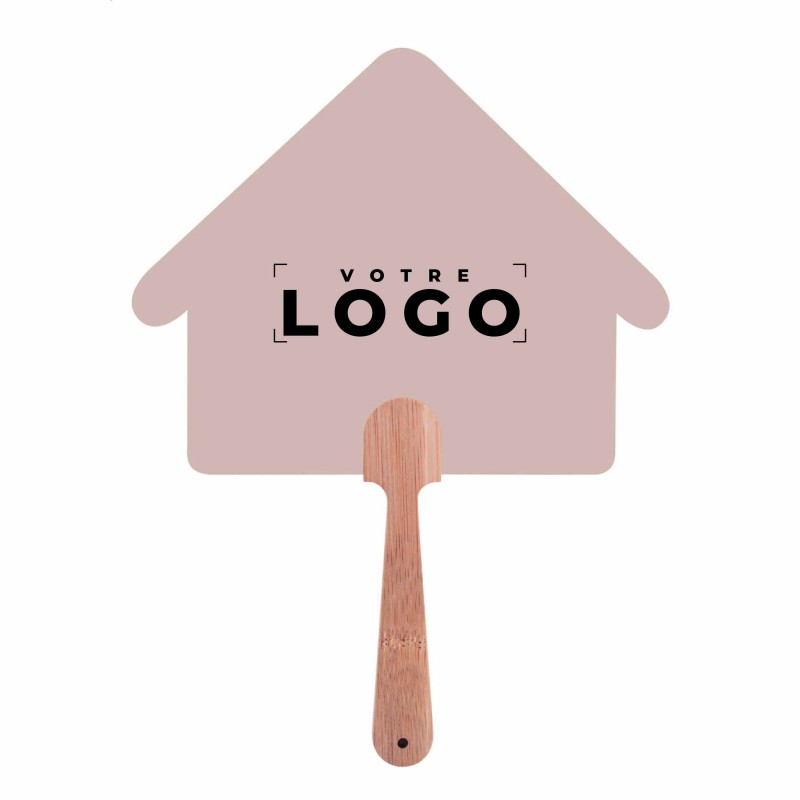 Éventail sur-mesure personnalisable en bambou | Goodies éco