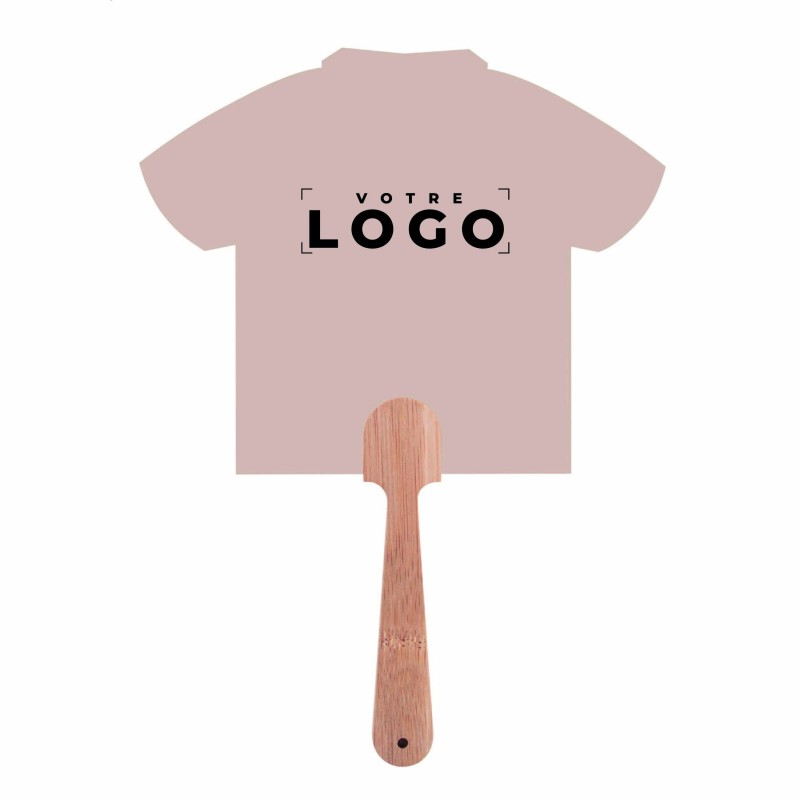 Éventail sur-mesure personnalisable en bambou | Goodies éco