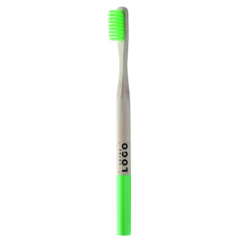 Brosse à dents bambou adulte – Personnalisable, écologique