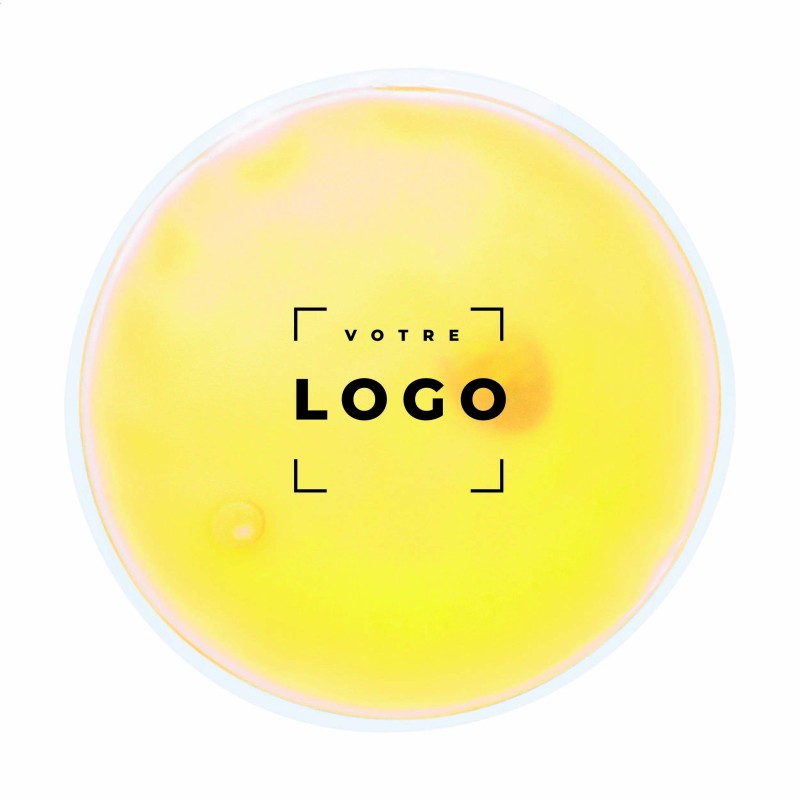 Chaufferette réutilisable gel coloré – Objet hivernal à personnaliser