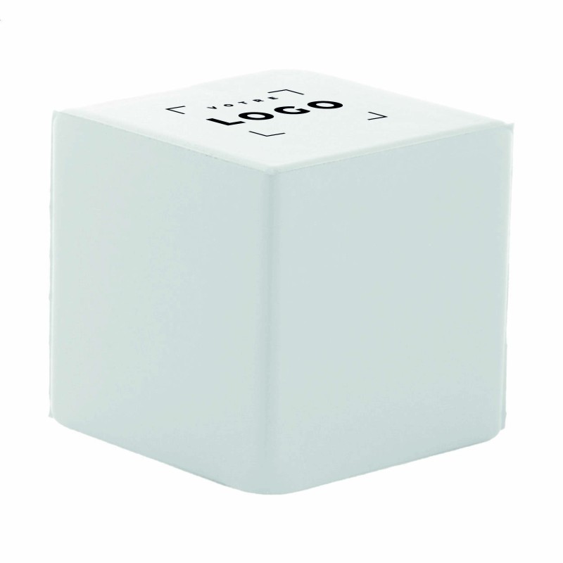 Balle anti-stress cube personnalisée – Goodie entreprise