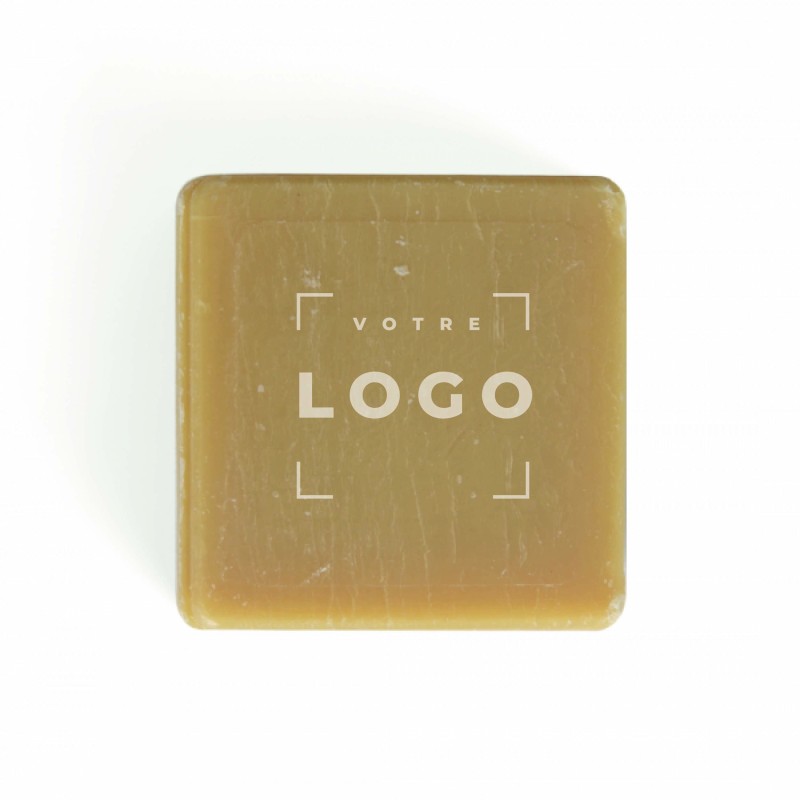 Savon de Marseille 30 g personnalisable – Cadeau d’affaires naturel