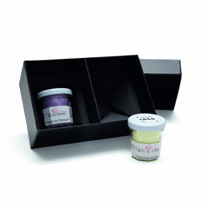 Coffret 2 Bougies Parfumées Made in France – Personnalisable