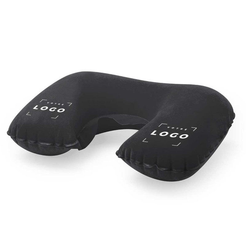 Coussin gonflable en suédine douce – Cadeau d’affaires