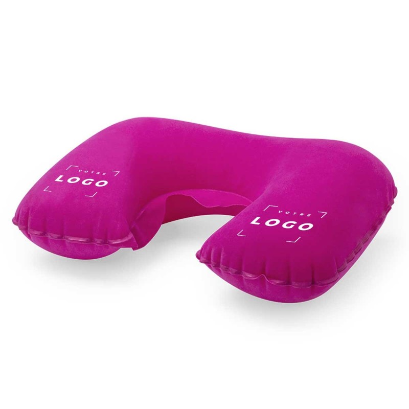 Coussin gonflable en suédine douce – Cadeau d’affaires