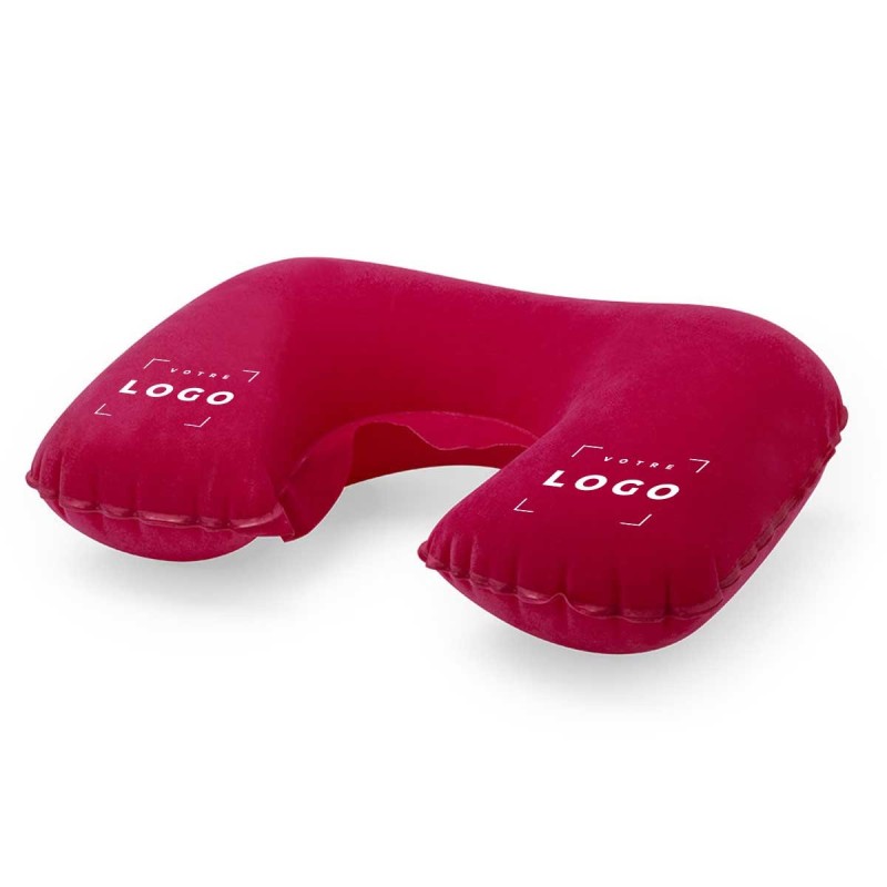 Coussin gonflable en suédine douce – Cadeau d’affaires
