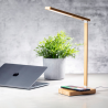Lampe chargeur en bambou