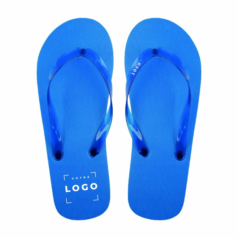 Tongs personnalisées en PE – Goodies été pour entreprise