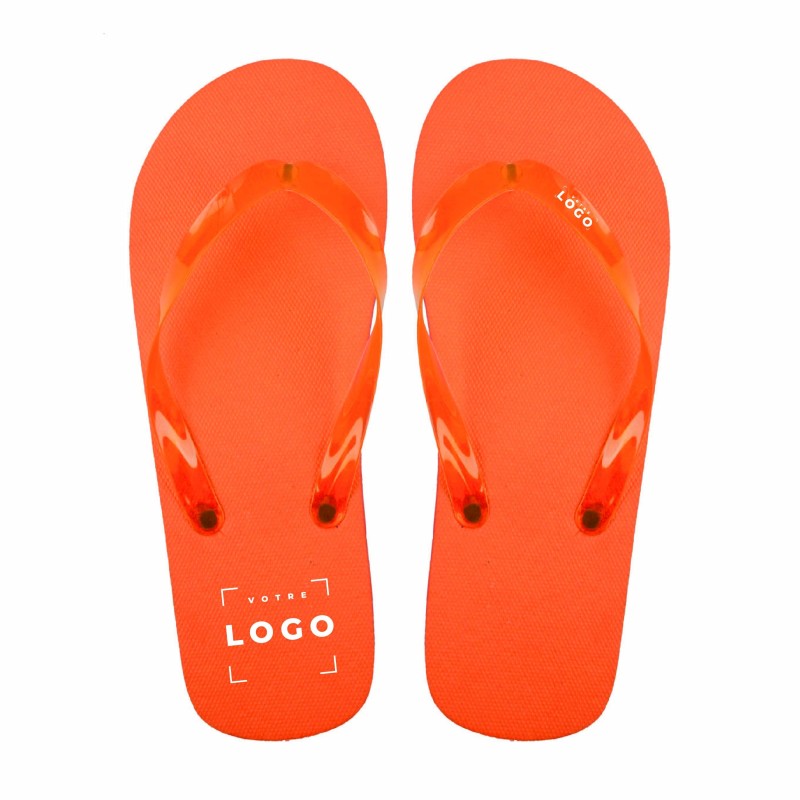 Tongs personnalisées en PE – Goodies été pour entreprise