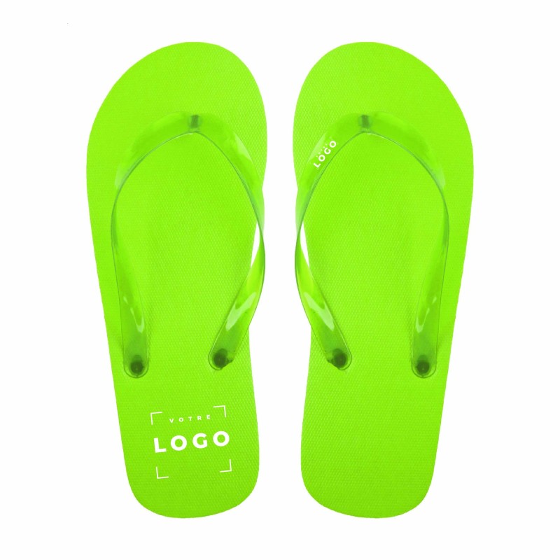 Tongs personnalisées en PE – Goodies été pour entreprise