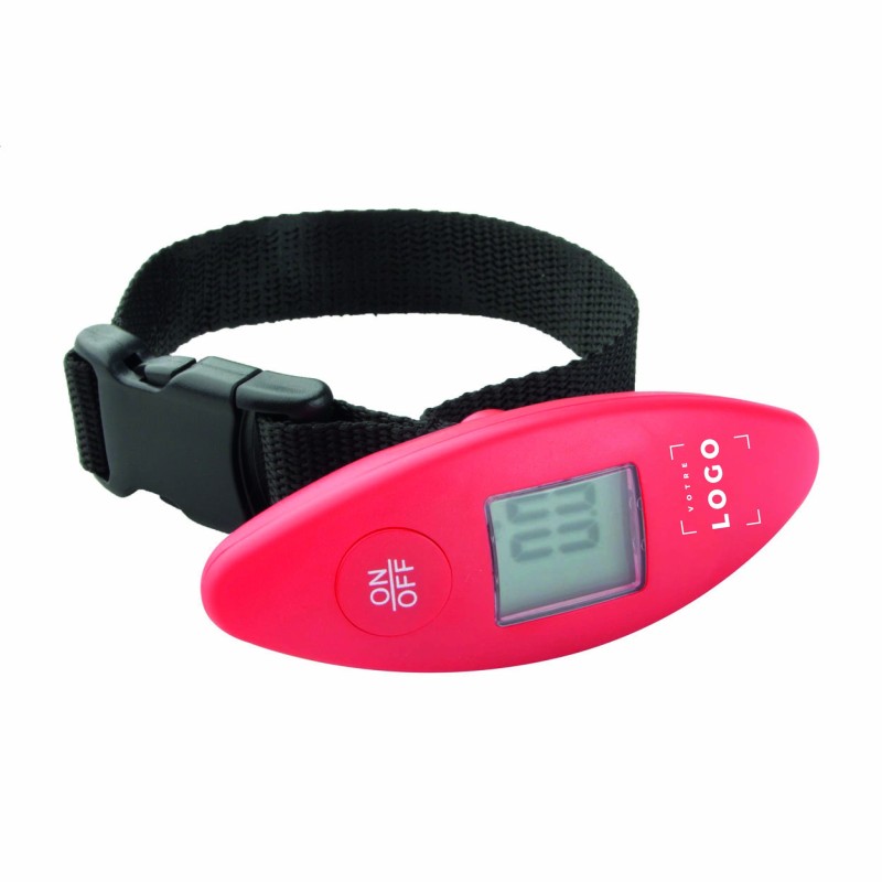 Pèse-bagages numérique personnalisé – Goodies voyage pour entreprise