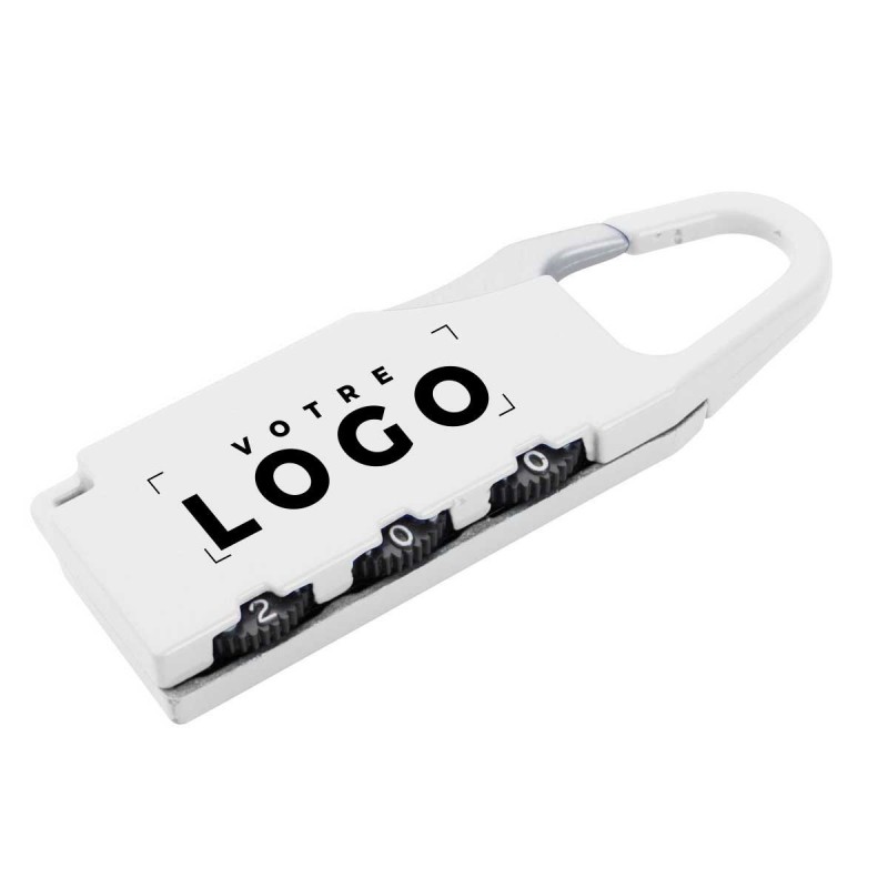 Cadenas à bagages personnalisé à code – Goodies voyage entrepris