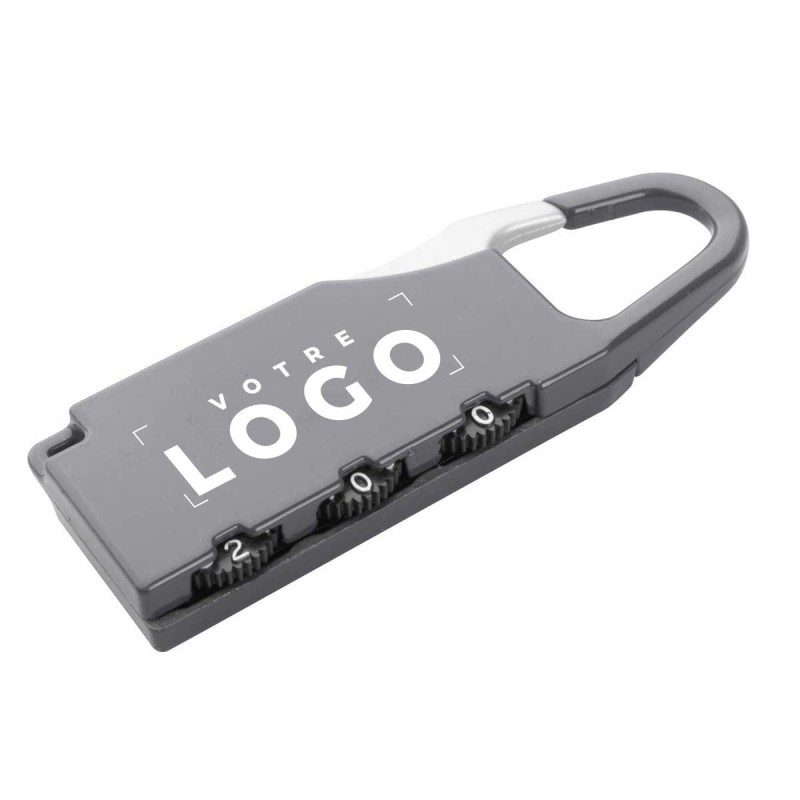 Cadenas à bagages personnalisé à code – Goodies voyage entrepris