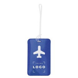 Étiquette à bagages en PVC personnalisée – Goodies voyage entreprise