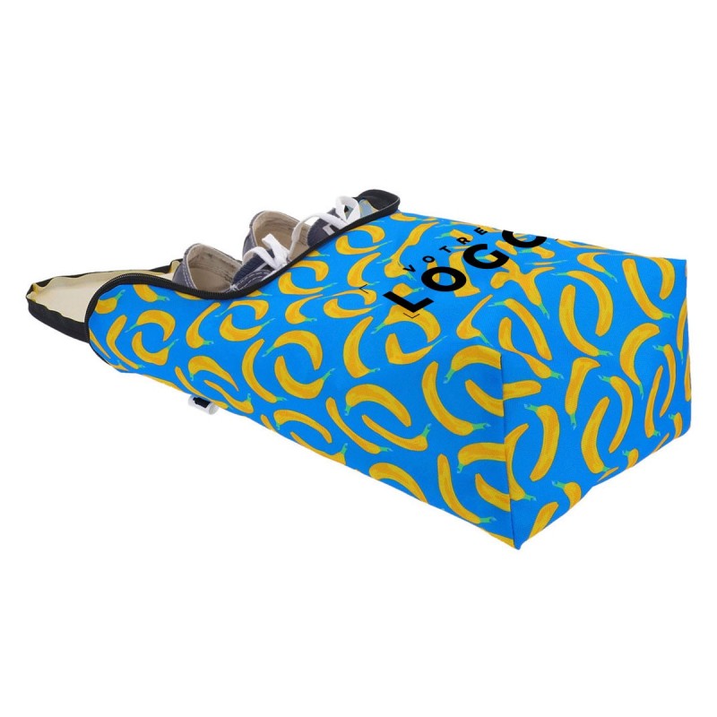 Sac à chaussures zippé RPET personnalisable – Goodies responsables