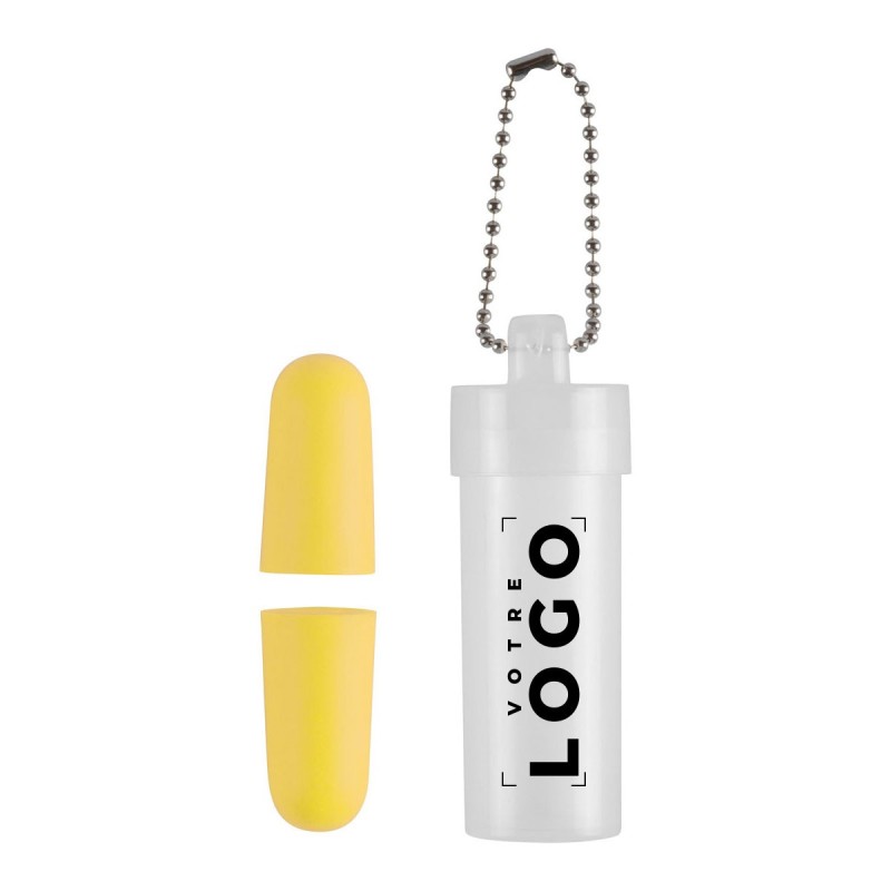 Bouchons d’oreilles personnalisables avec étui – Goodies d'entreprise