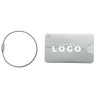 Étiquette à bagage en aluminium – Goodies voyage personnalisables