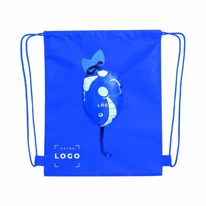 Sac à dos enfant pliable à cordelettes personnalisable | Goodies