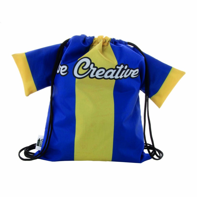 Sac à cordon enfant en forme de t-shirt personnalisable | Goodies RPET