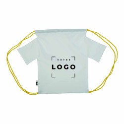 Sac à cordon enfant en forme de t-shirt personnalisable | Goodies RPET
