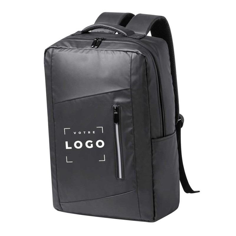 Sac à dos en cuir PU élégant personnalisable | Cadeau premium