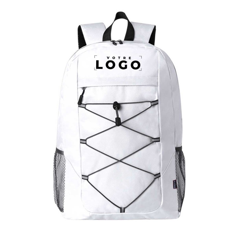 Sac à dos avec corde élastique sur le devant