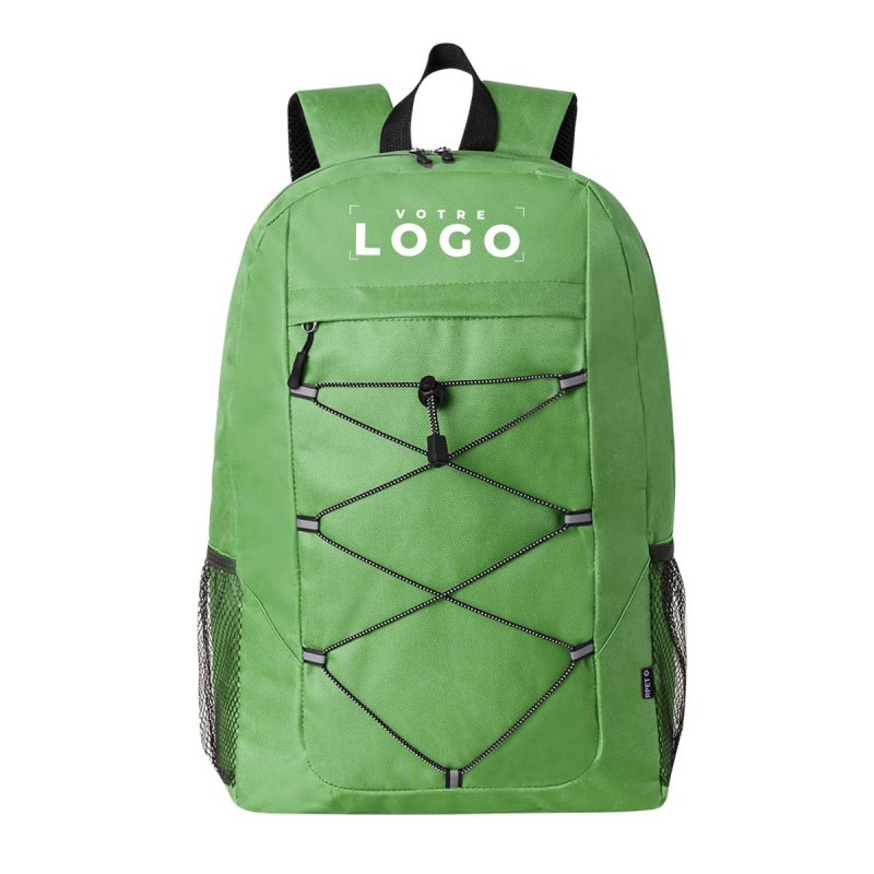 Sac à dos avec corde élastique sur le devant