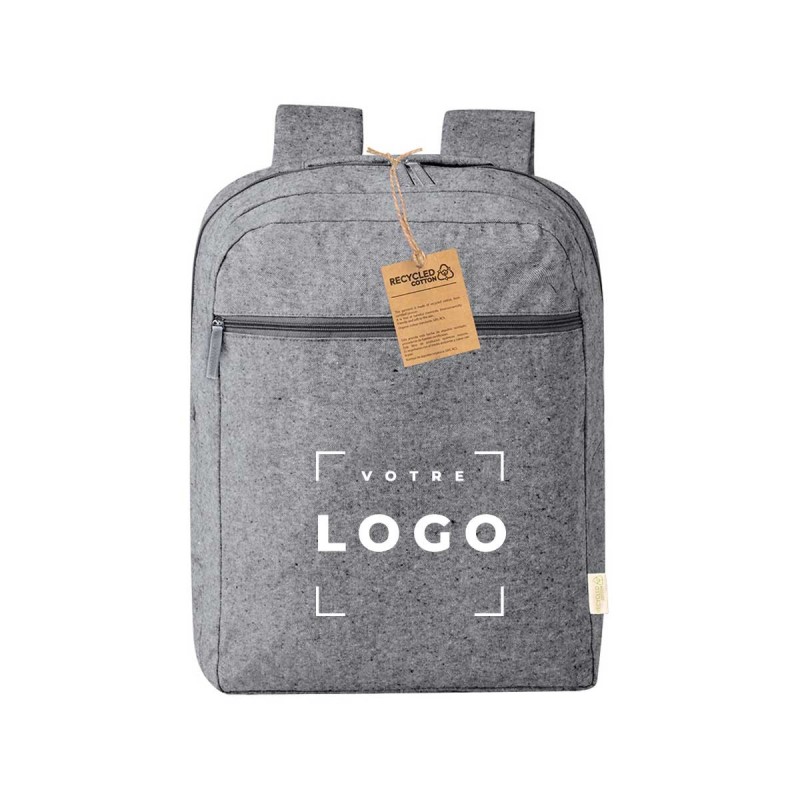 Sac à dos coton recyclé GRS 100 % | Durable et personnalisable