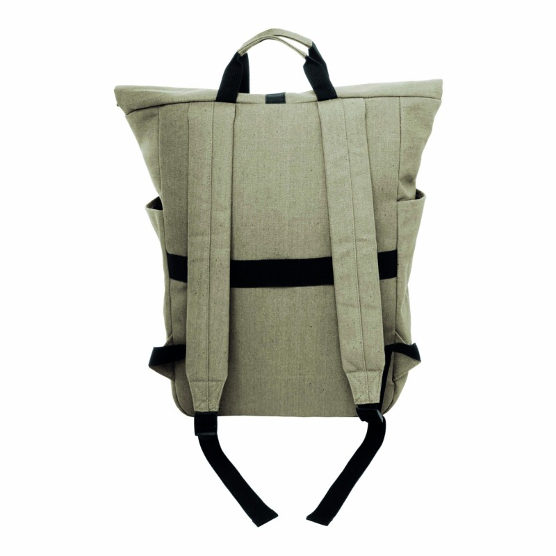 Sac à dos en toile recyclée 70% coton & 30% RPET