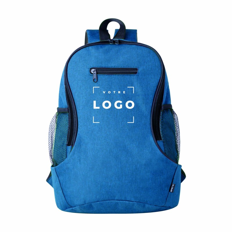 Sac à dos RPET 300D | Compartiments pratiques et dos rembourré