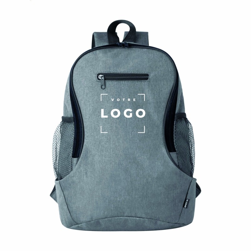 Sac à dos RPET 300D | Compartiments pratiques et dos rembourré